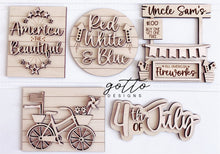 Load image into Gallery viewer, 4th of July bike