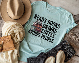 Read books drink coffee avoid people