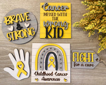 Load image into Gallery viewer, Childhood cancer awareness
